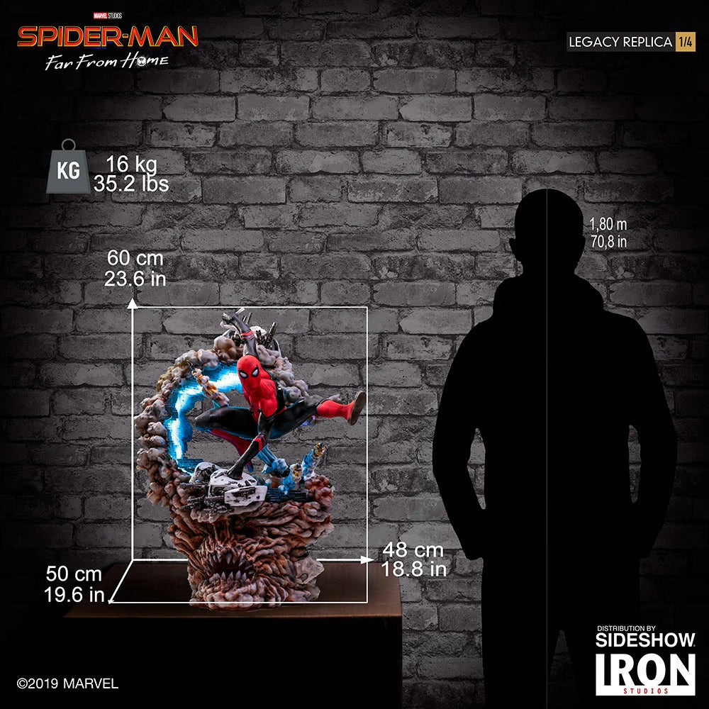 IRON Studios: Marvel Spider Man Lejos De Casa - Spider Man Legacy Escala 1/4