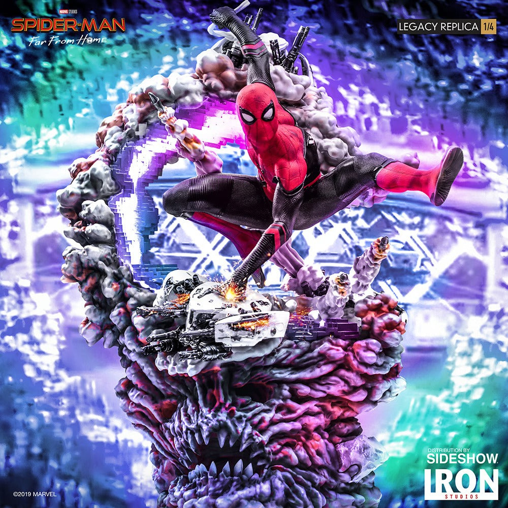 IRON Studios: Marvel Spider Man Lejos De Casa - Spider Man Legacy Escala 1/4