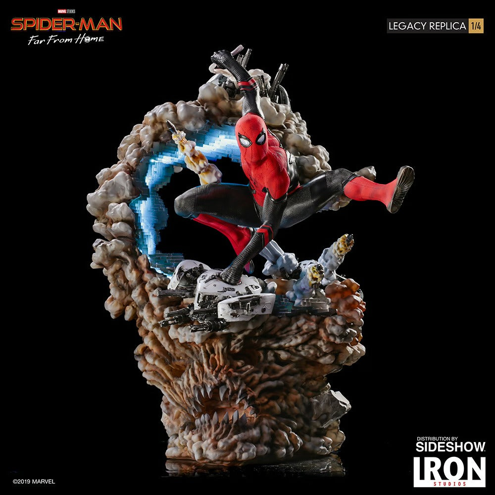 IRON Studios: Marvel Spider Man Lejos De Casa - Spider Man Legacy Escala 1/4