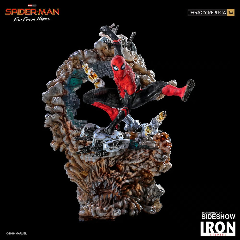 IRON Studios: Marvel Spider Man Lejos De Casa - Spider Man Legacy Escala 1/4