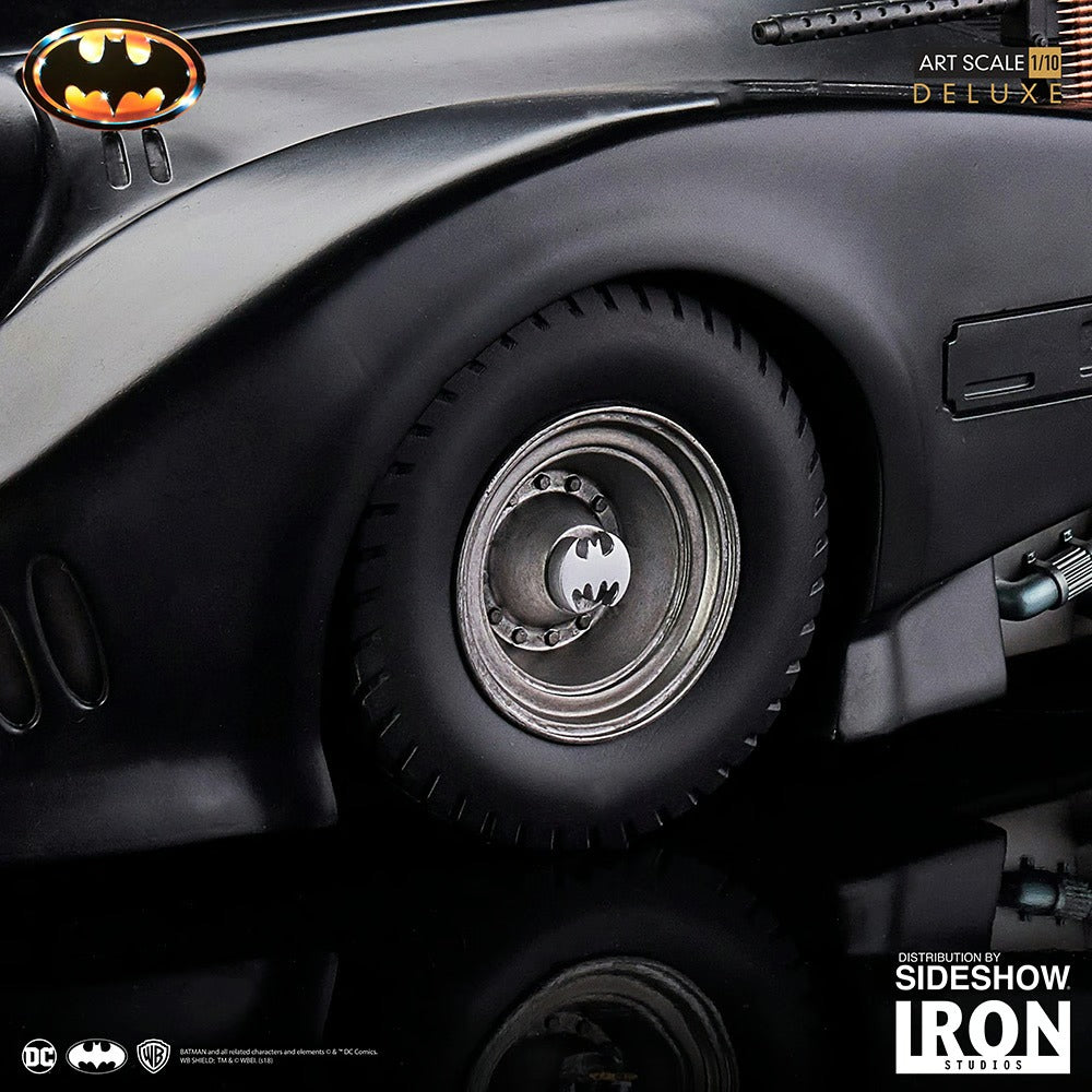 IRON Studios: DC Comics - Batman y Batimobil 1989 Deluxe Escala 1/10