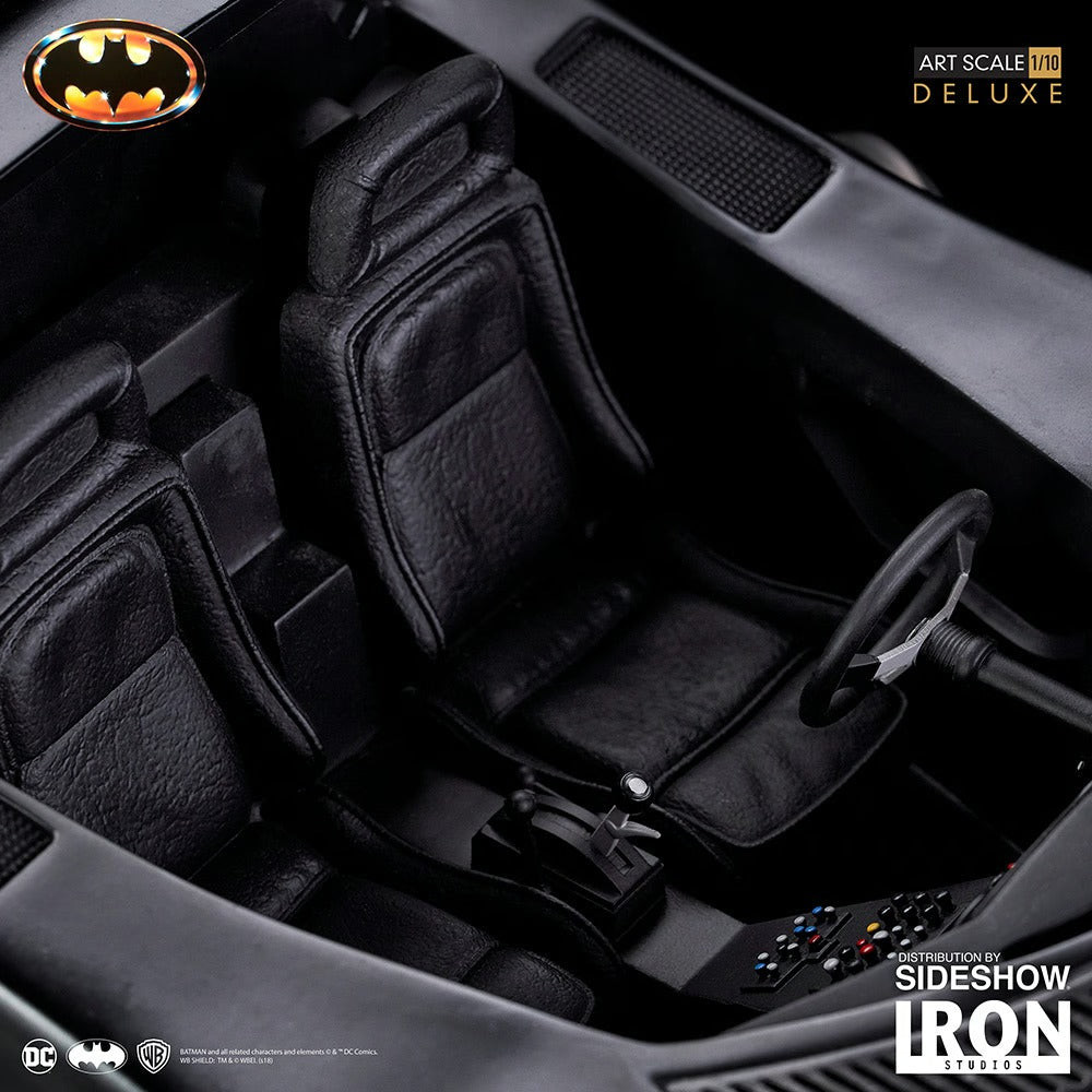 IRON Studios: DC Comics - Batman y Batimobil 1989 Deluxe Escala 1/10