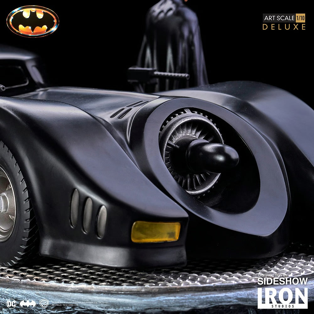 IRON Studios: DC Comics - Batman y Batimobil 1989 Deluxe Escala 1/10