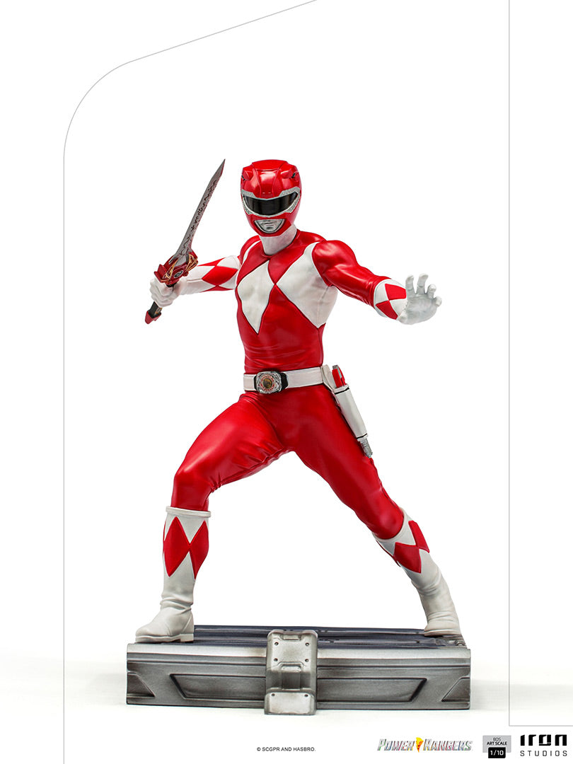 IRON Studios: Power Rangers - Red Ranger Escala de Arte 1/10