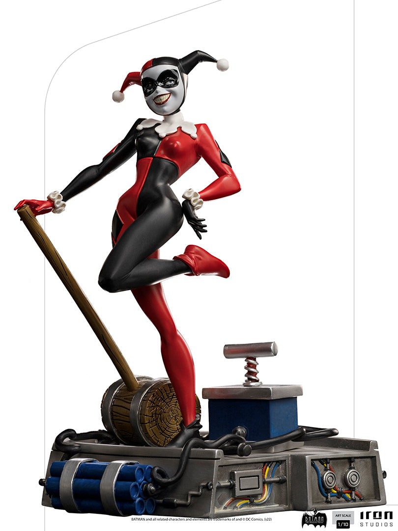 IRON Studios: DC Batman La Serie Animada - Harley Quinn Escala de Arte 1/10