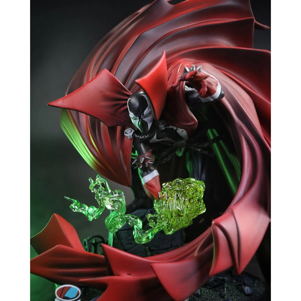 Mcfarlane Black White & Red All Over: Spawn - Spawn Num 1 Resina Escala 1/10