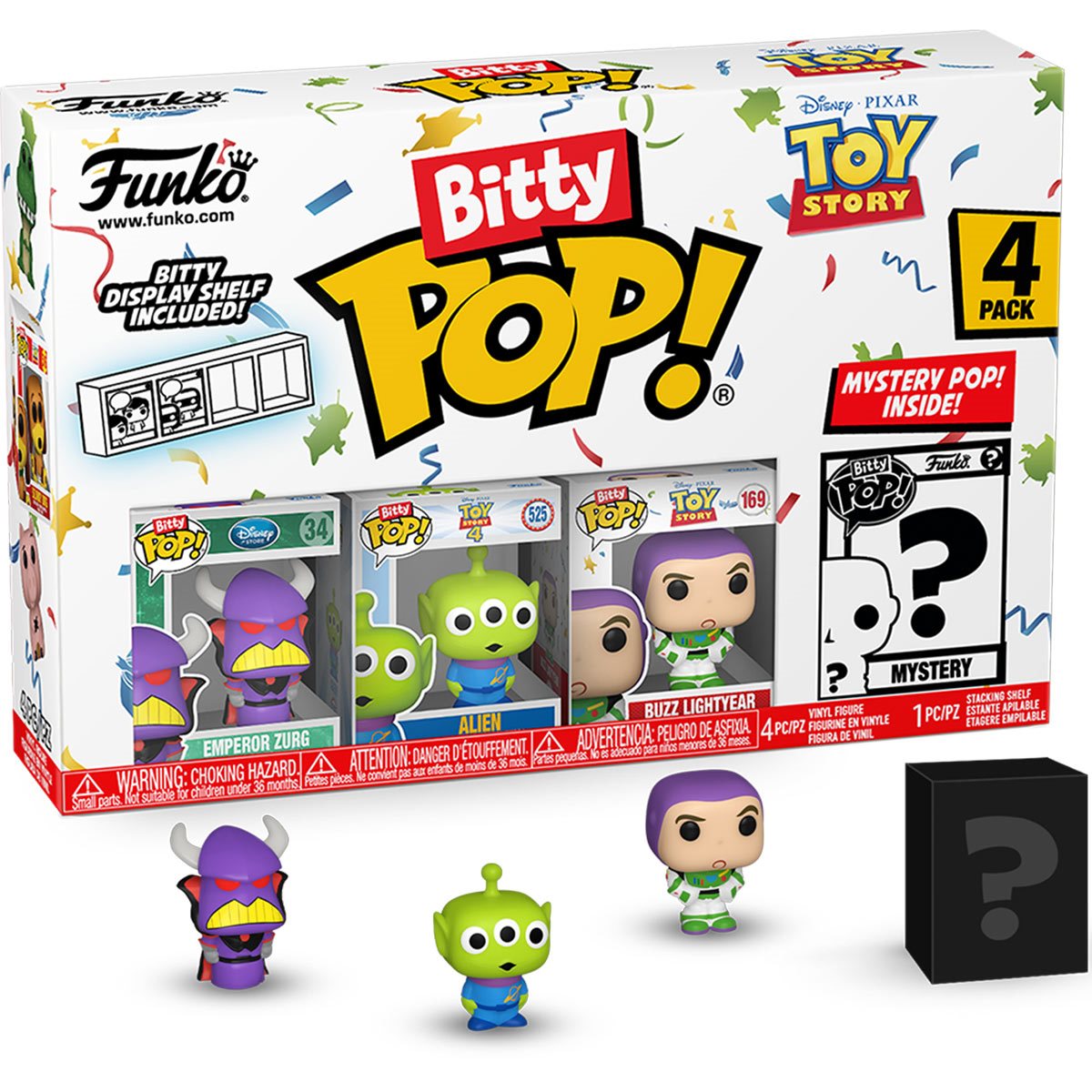 Funko Bitty Pop: Disney Toy Story - Zurg 4 Pack