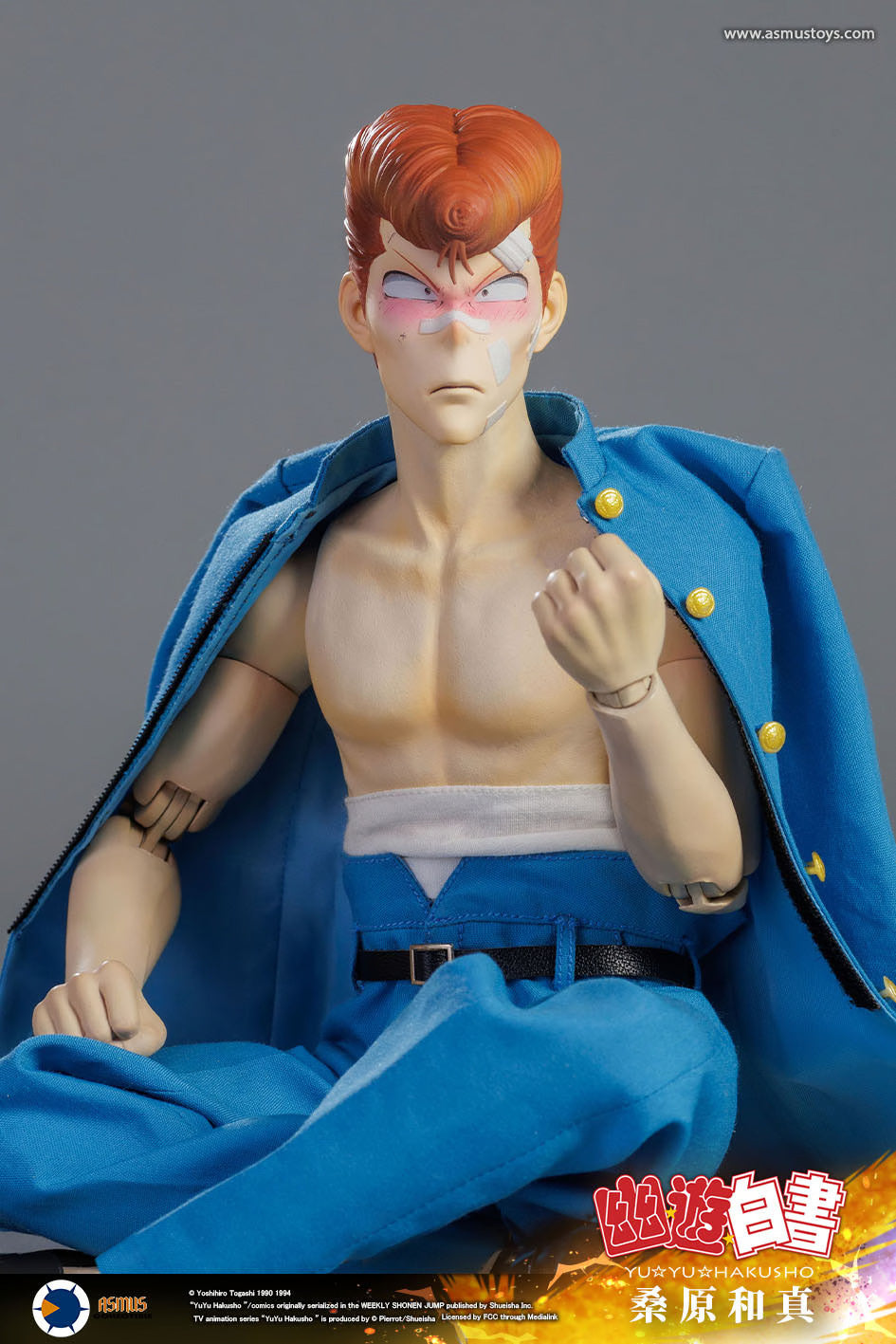 Asmus Collectible Toys: YuYu Hakusho - Kazuma Kuwabara Escala 1/6