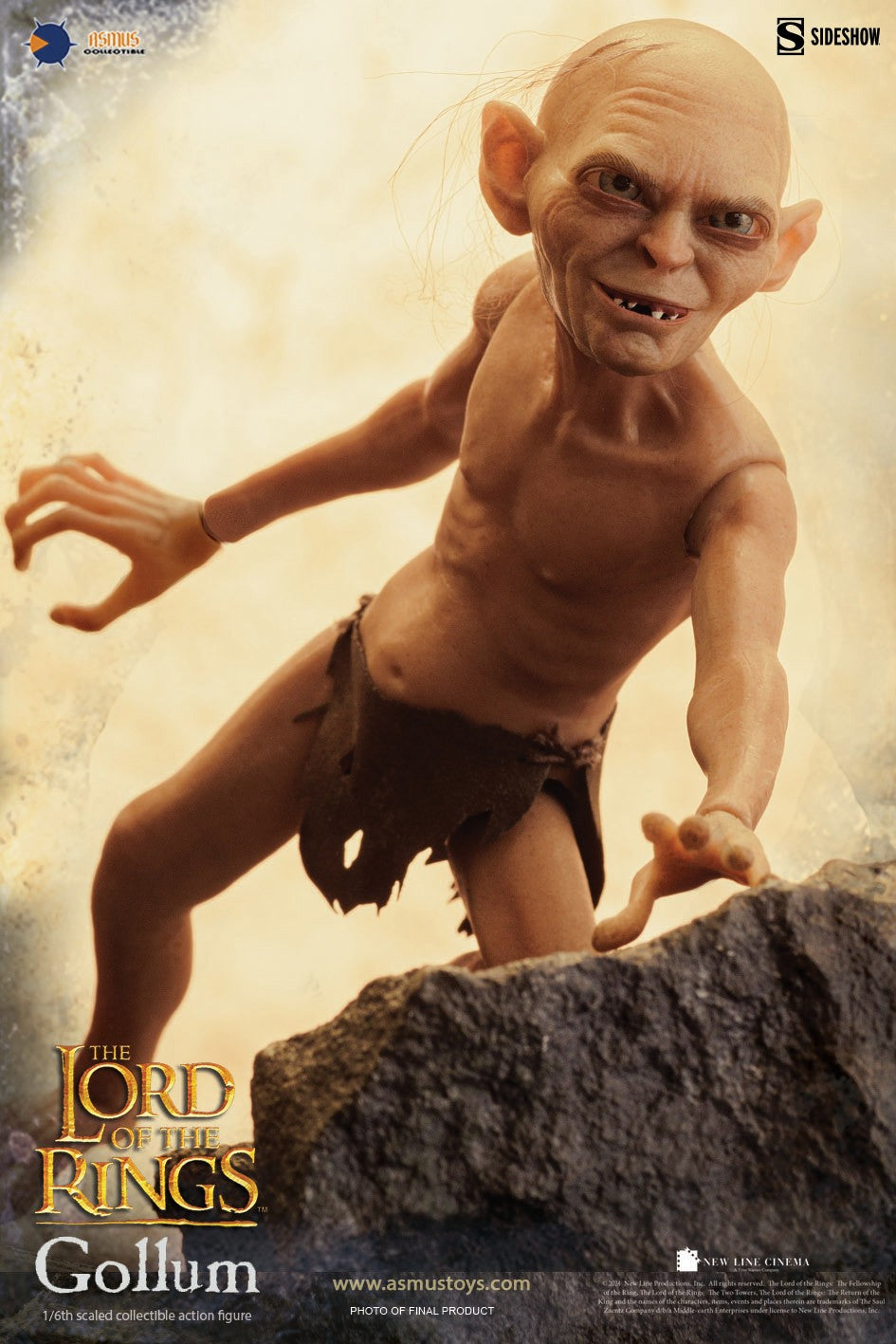 Asmus Collectible Toys: The Lord Of The Rings - Gollum Escala 1/6