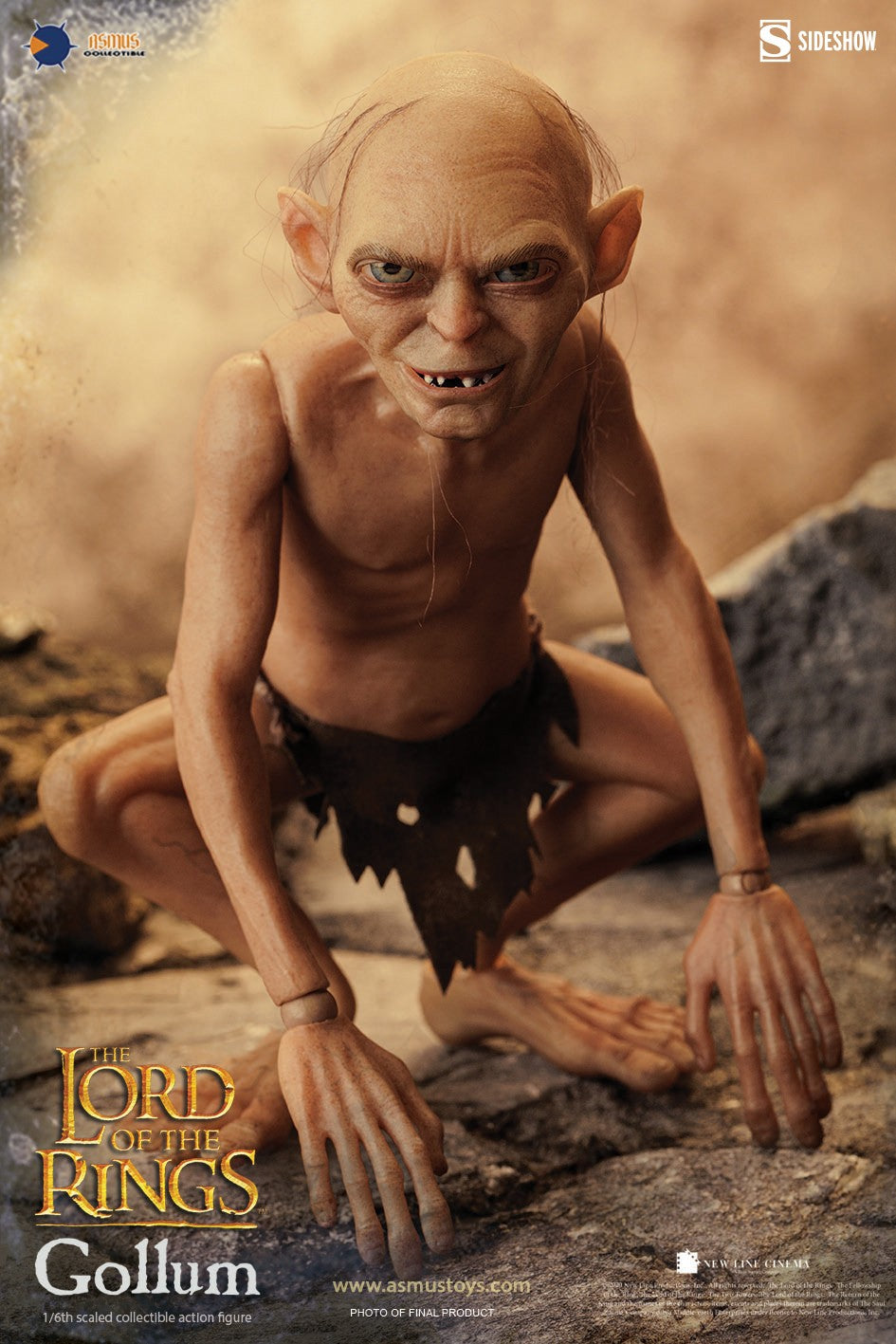 Asmus Collectible Toys: The Lord Of The Rings - Gollum Escala 1/6