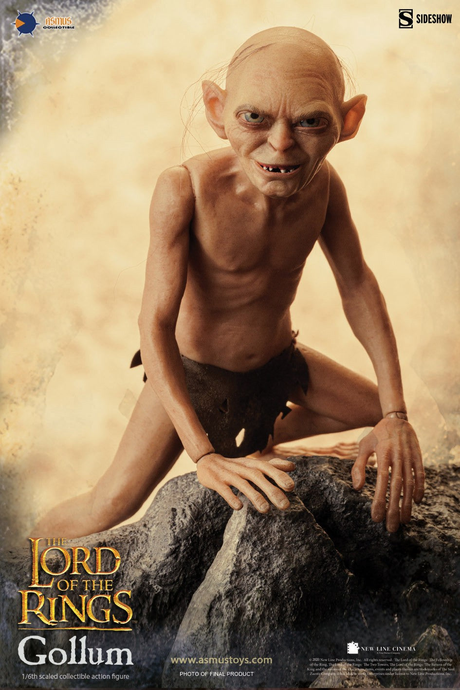 Asmus Collectible Toys: The Lord Of The Rings - Gollum Escala 1/6