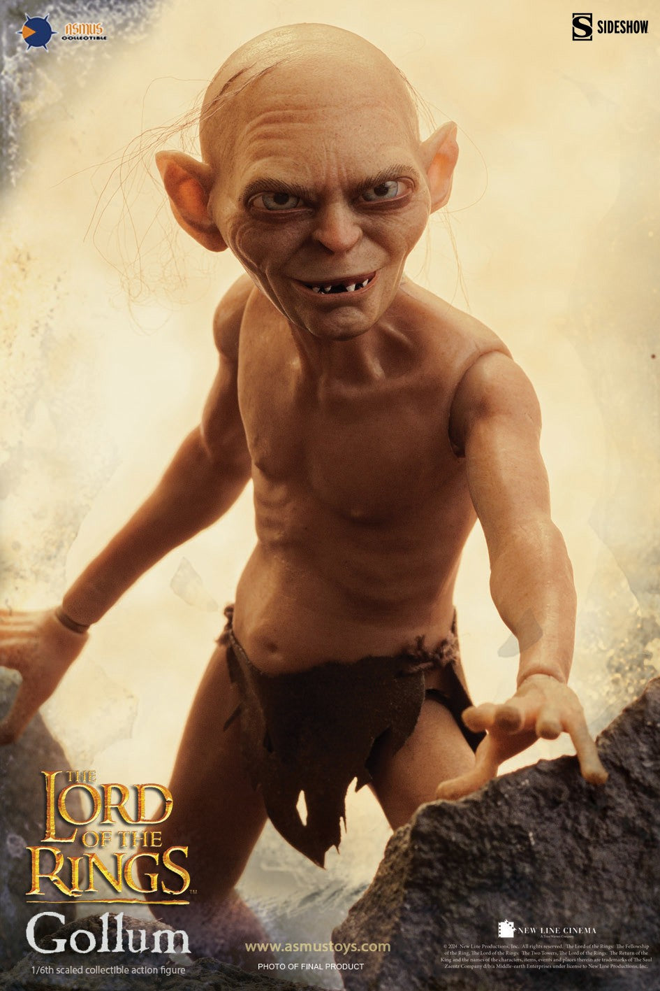 Asmus Collectible Toys: The Lord Of The Rings - Gollum Escala 1/6