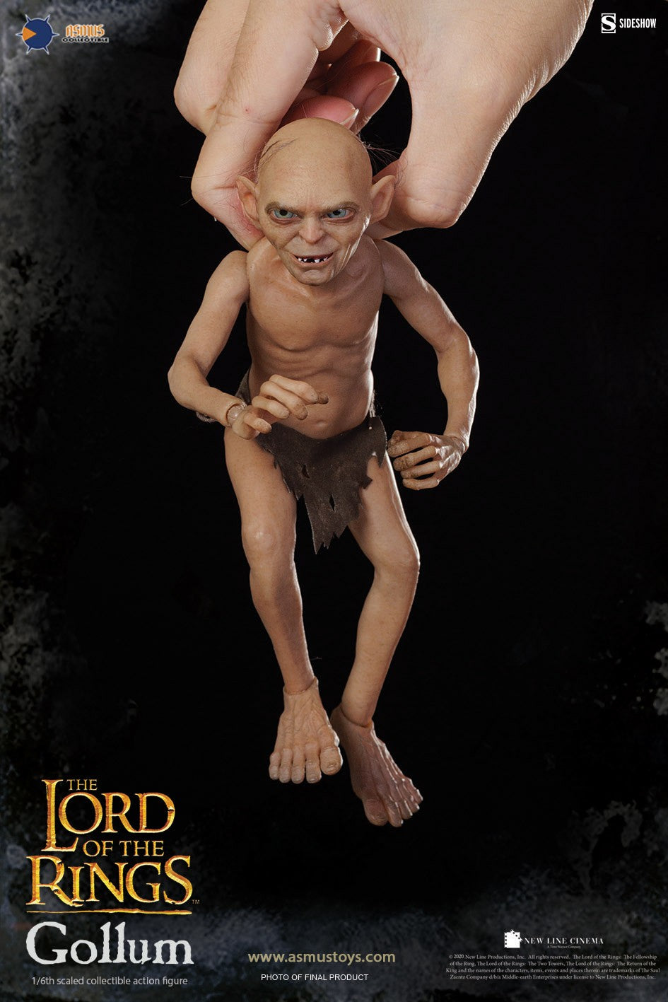 Asmus Collectible Toys: The Lord Of The Rings - Gollum Escala 1/6