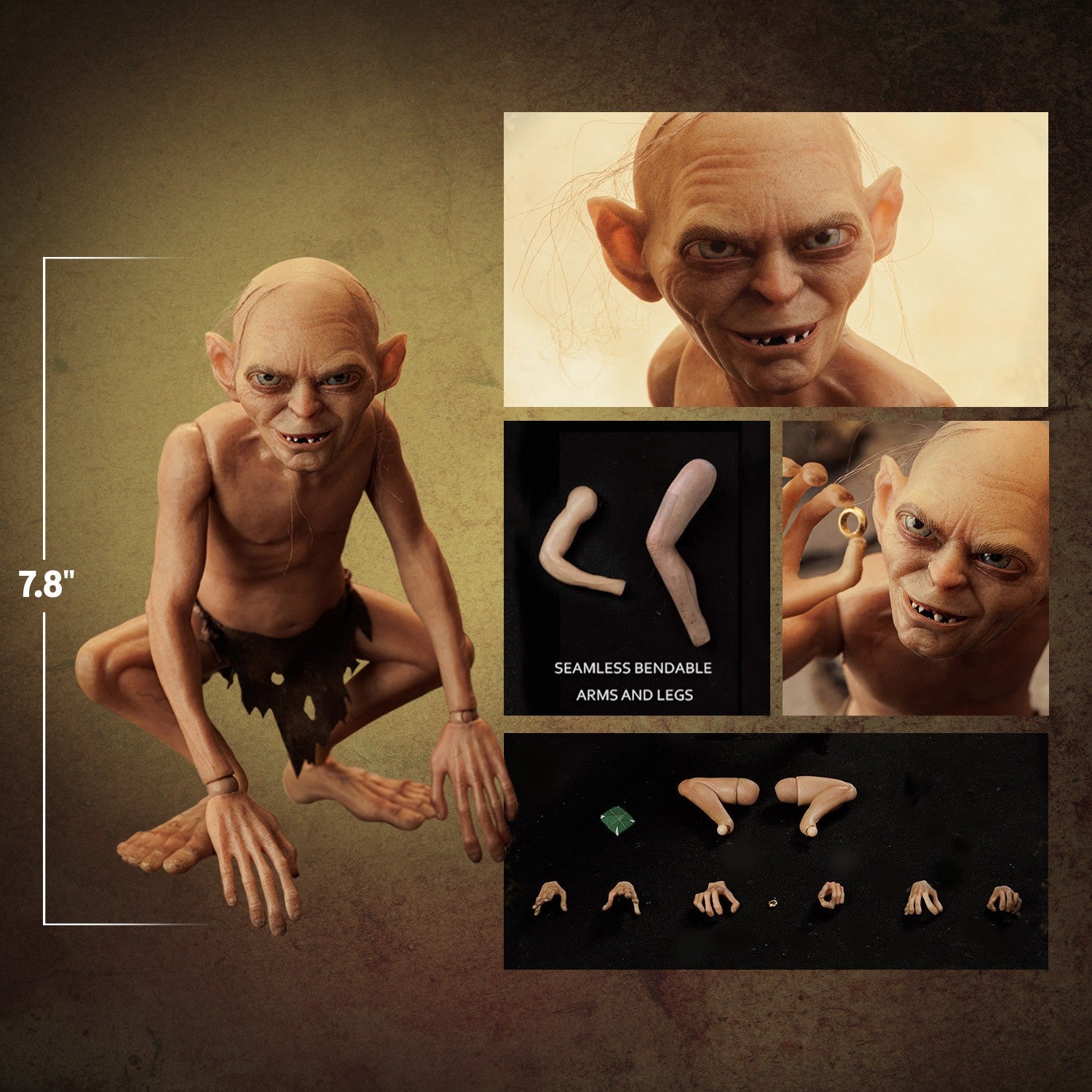 Asmus Collectible Toys: The Lord Of The Rings - Gollum Escala 1/6