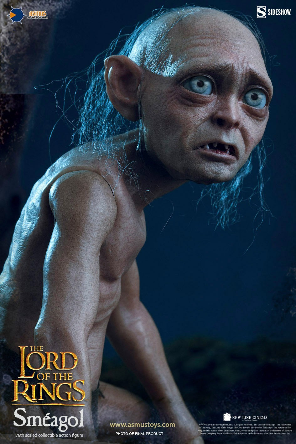 Asmus Collectible Toys: The Lord Of The Rings - Smeagol Escala 1/6