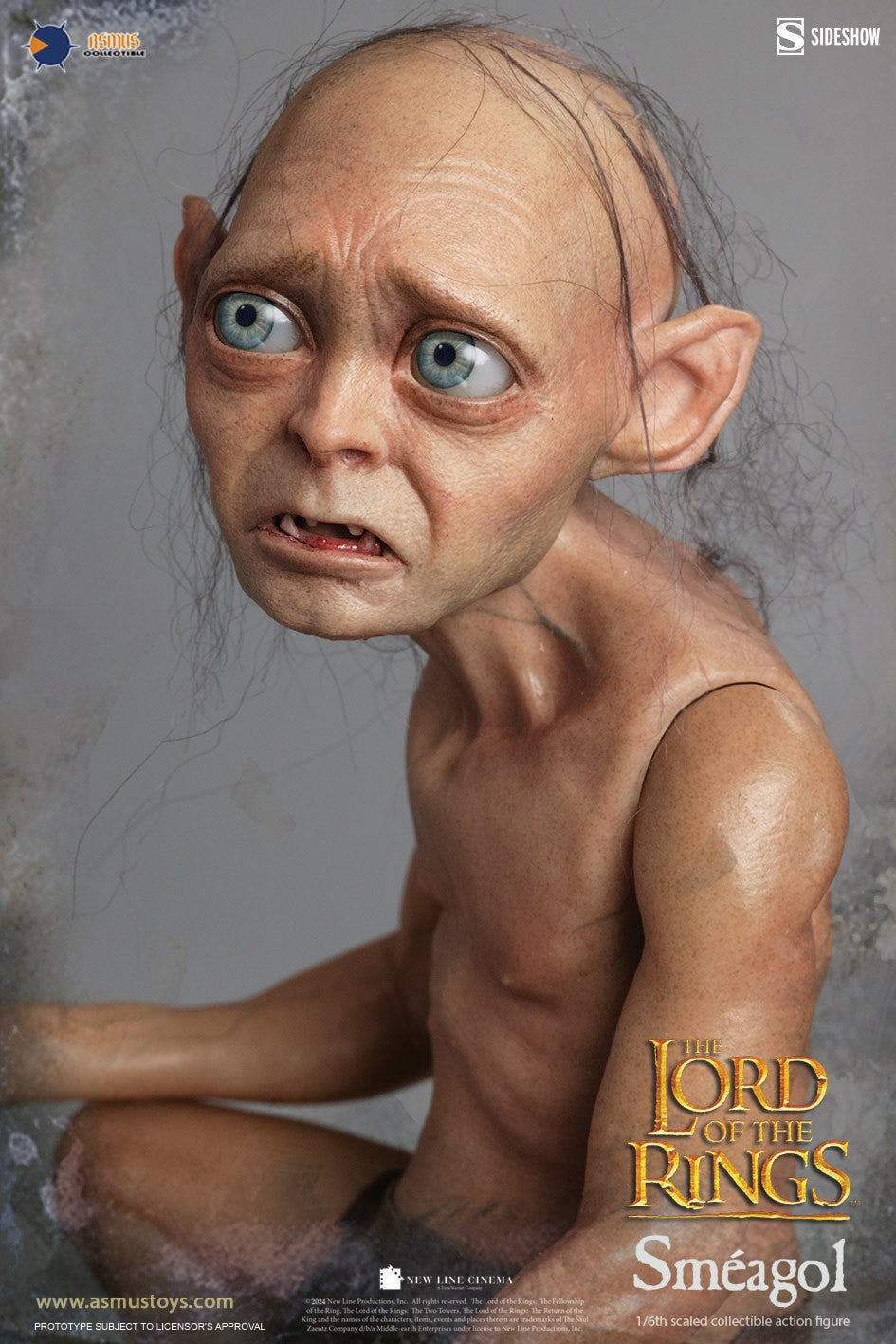 Asmus Collectible Toys: The Lord Of The Rings - Smeagol Escala 1/6