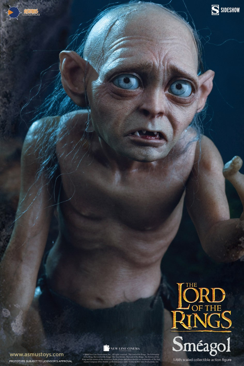 Asmus Collectible Toys: The Lord Of The Rings - Smeagol Escala 1/6