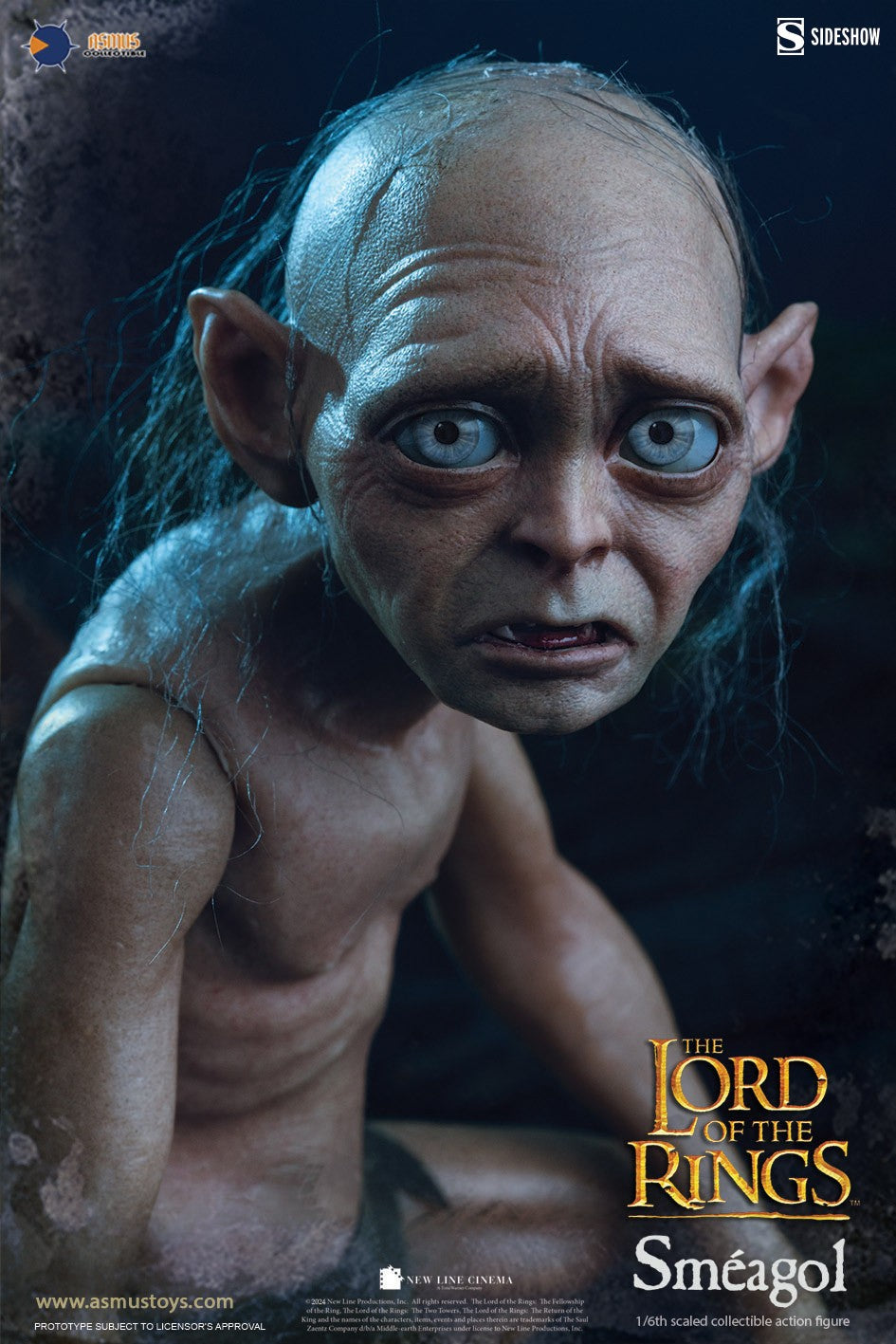 Asmus Collectible Toys: The Lord Of The Rings - Smeagol Escala 1/6