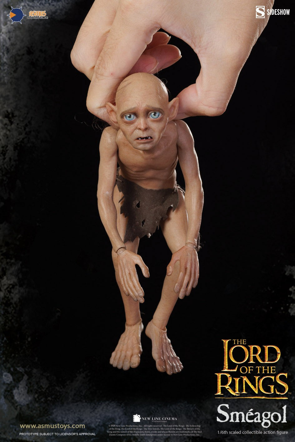 Asmus Collectible Toys: The Lord Of The Rings - Smeagol Escala 1/6