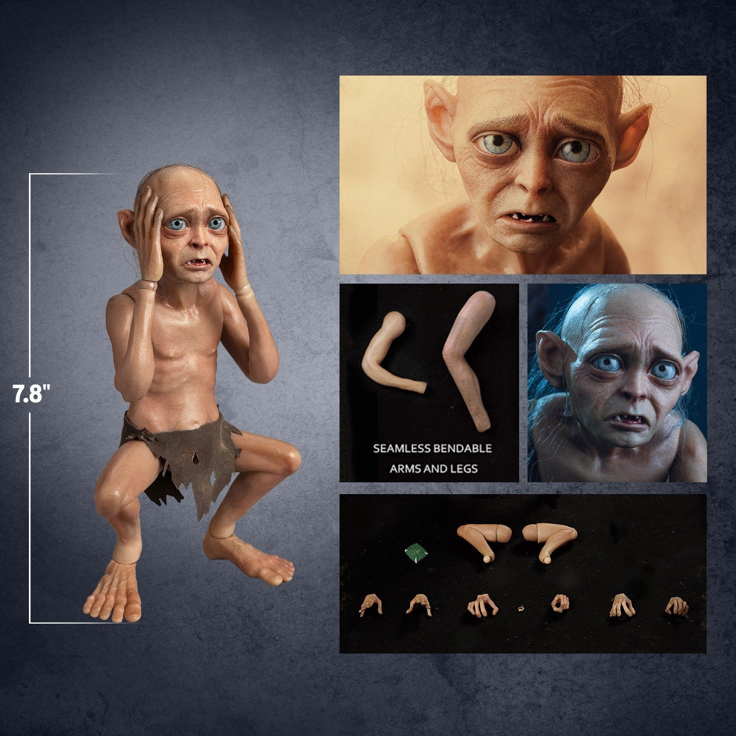 Asmus Collectible Toys: The Lord Of The Rings - Smeagol Escala 1/6