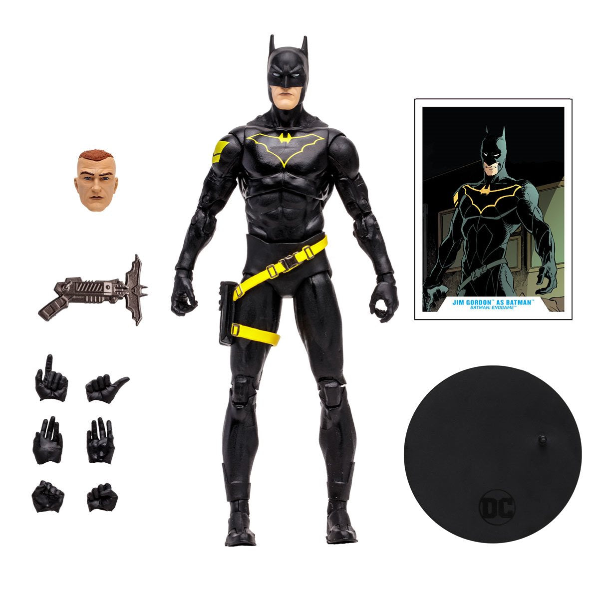 McFarlane Figura de Accion: DC Batman Endgame - Jim Gordon como Batman 7 Pulgadas