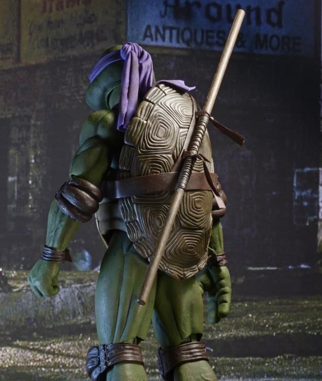 NECA Figura de Accion: TMNT Tortugas Ninja 1990 - Donatello Escala 1/4