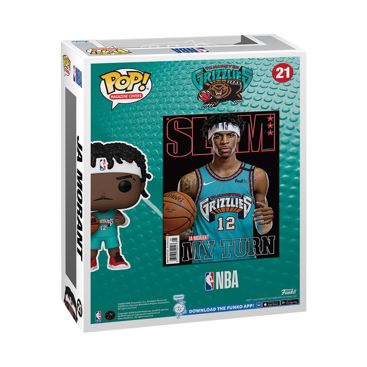 Funko Pop NBA Cover: Slam - Ja Morant