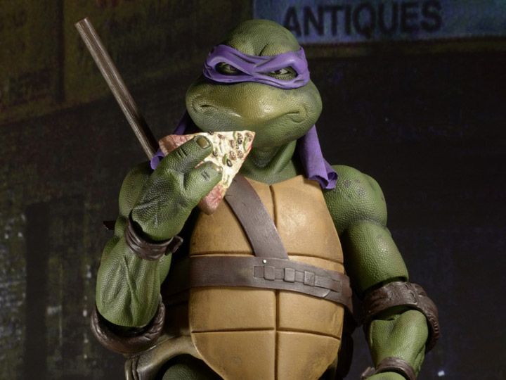 NECA Figura de Accion: TMNT Tortugas Ninja 1990 - Donatello Escala 1/4