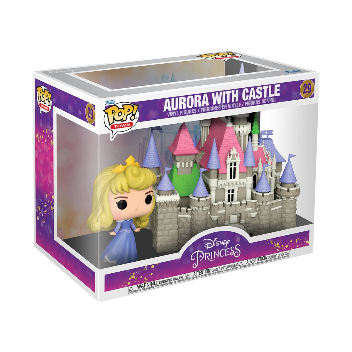 Funko Pop Town: Ultimate Princess - Princesa Aurora Con Castillo