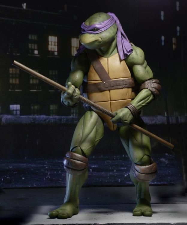 NECA Figura de Accion: TMNT Tortugas Ninja 1990 - Donatello Escala 1/4