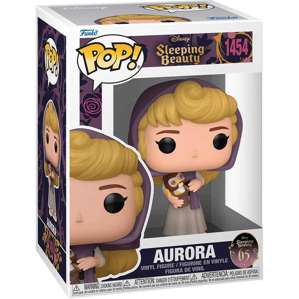 Funko Pop Disney: La Bella Durmiente 65 Aniversario - Aurora con Buho