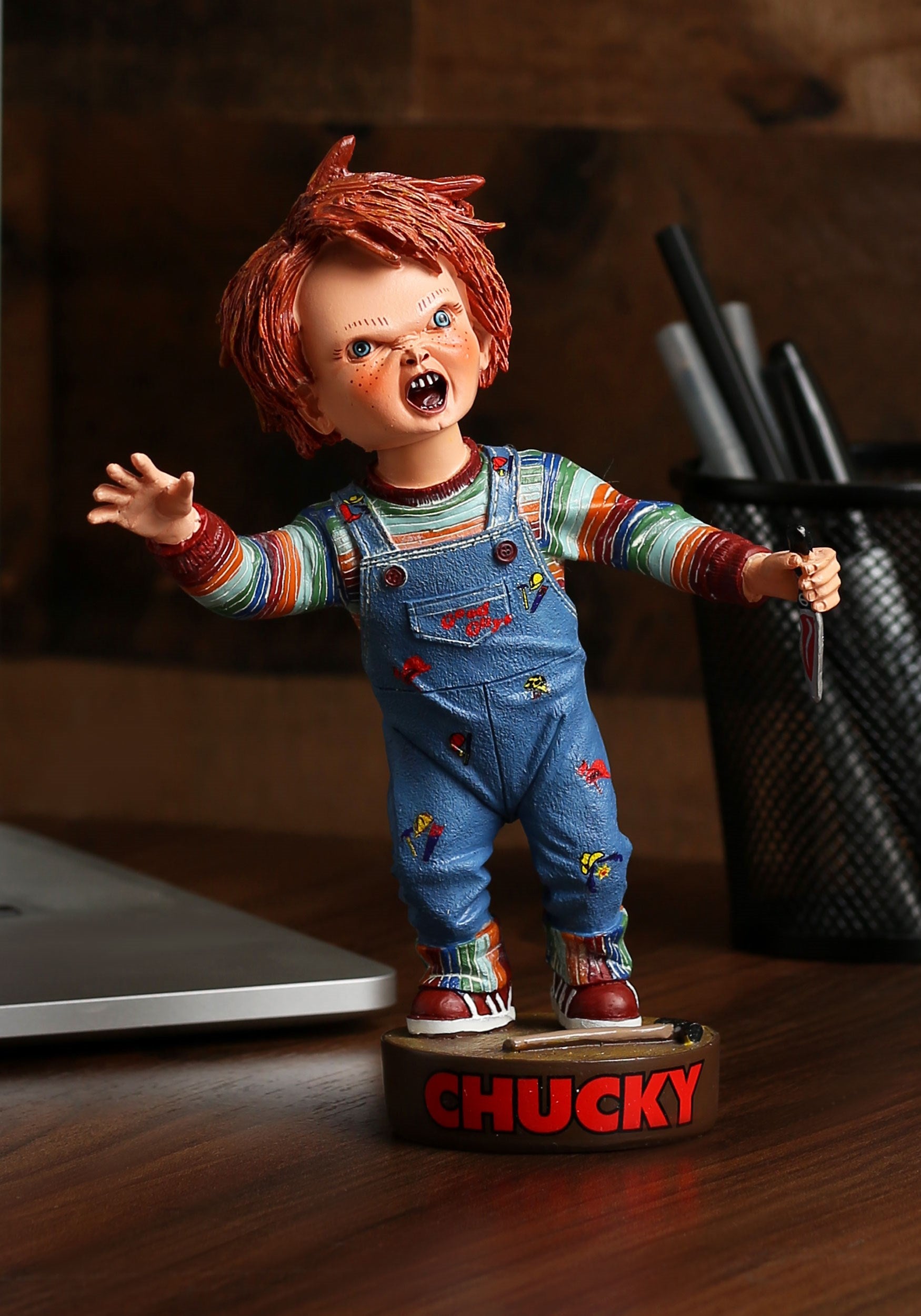 NECA Head Knocker Cabezon: Chucky - Chucky con cuchillo