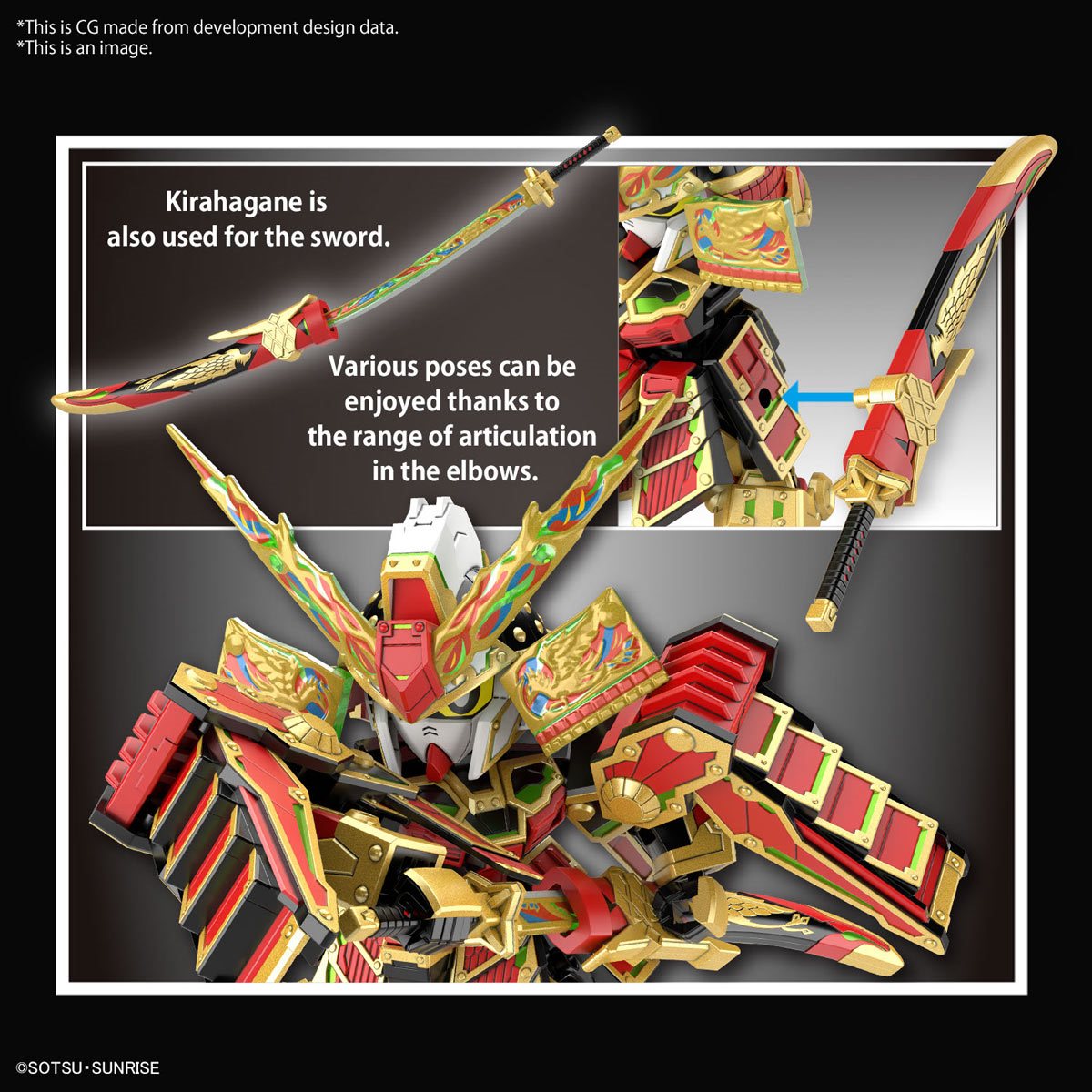 Bandai Hobby Gunpla Model Kit: SD Gundam World Heroes - Musha Gundam The 78th Kit De Plastico