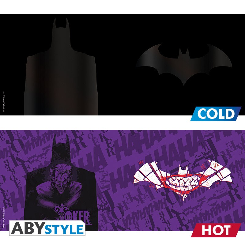 ABYstyle Taza Termocromatica: DC Comics The Dark Knight - Batman Matte 460 ml Con Caja