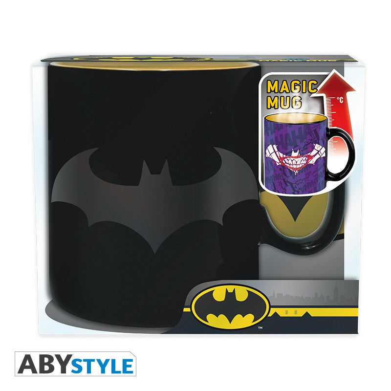 ABYstyle Taza Termocromatica: DC Comics The Dark Knight - Batman Matte 460 ml Con Caja