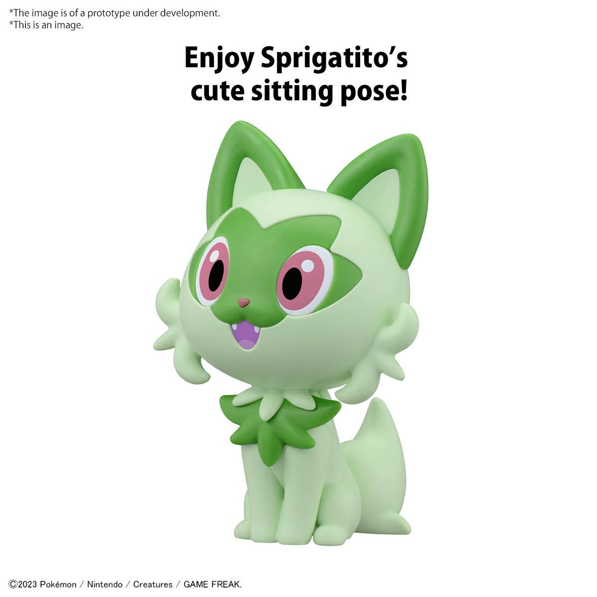 Bandai Hobby Gunpla Quick Model Kit: Pokemon - Sprigatito Kit De Plastico