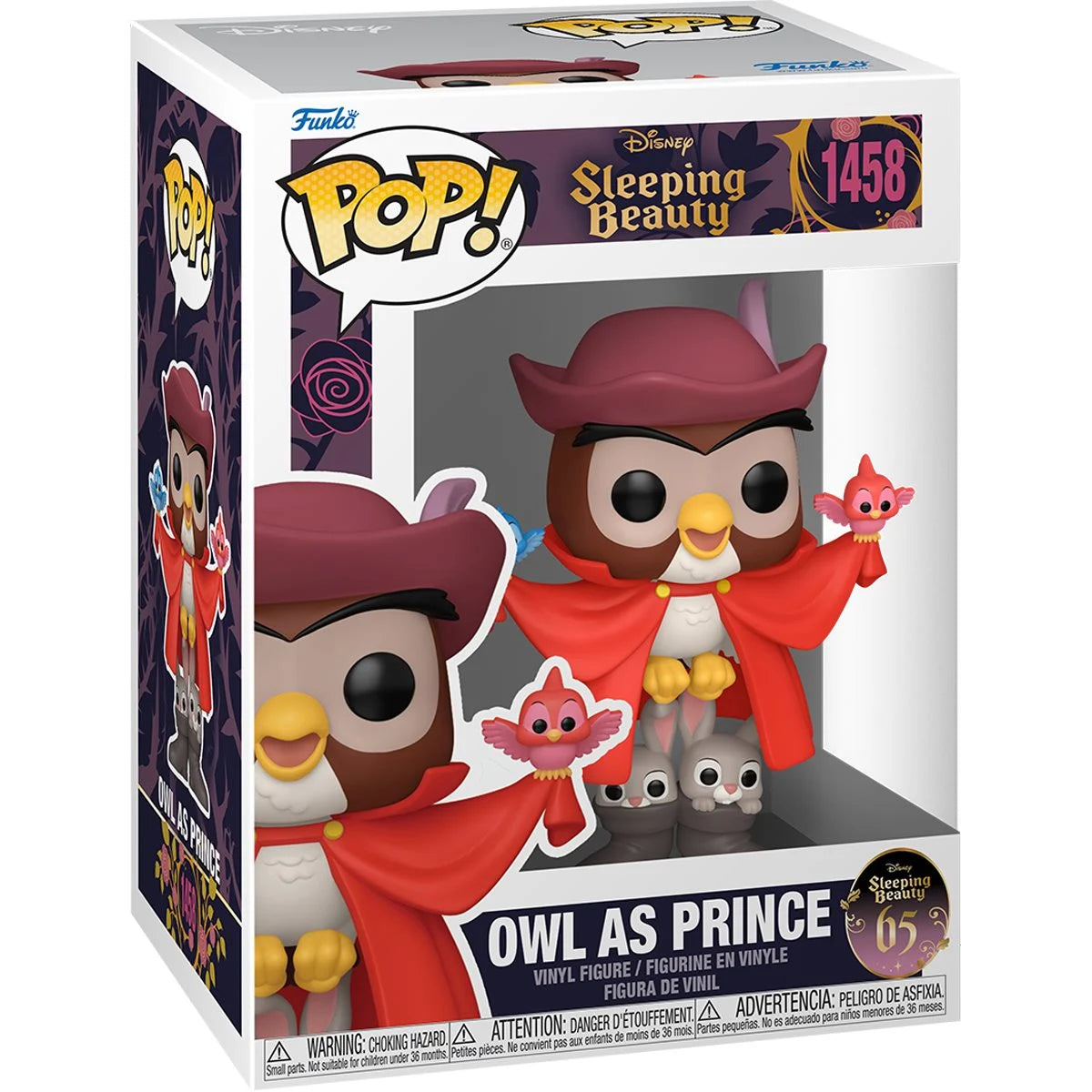 Funko Pop Disney: La Bella Durmiente 65 Aniversario - Buho como Principe