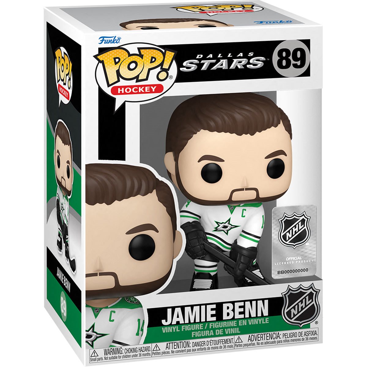 Funko Pop NHL: Stars - Jamie Benn Uniforme Visitante