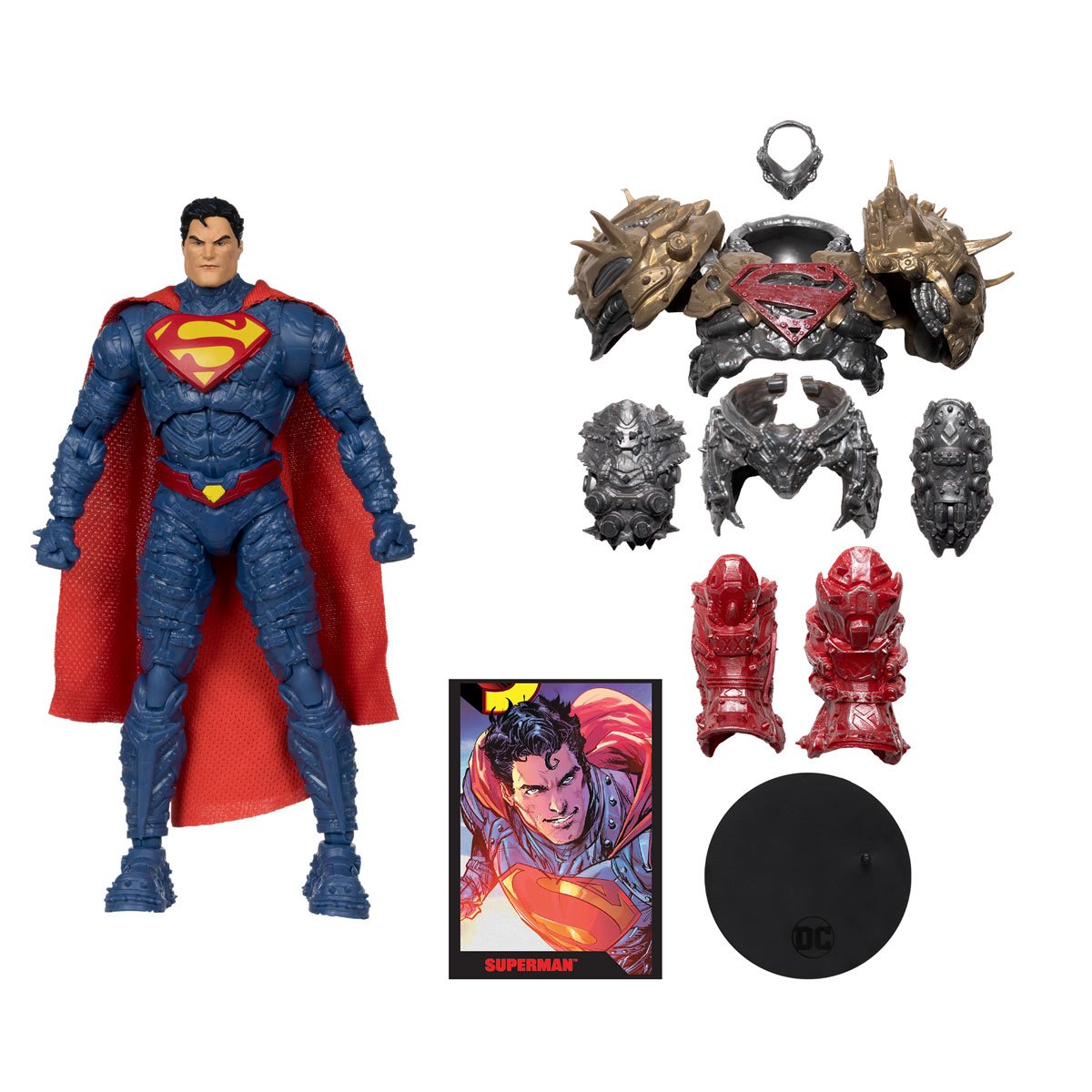 McFarlane DC Direct Page Punchers: DC Comics Superman - Superman 7 Pulgadas Con Comic