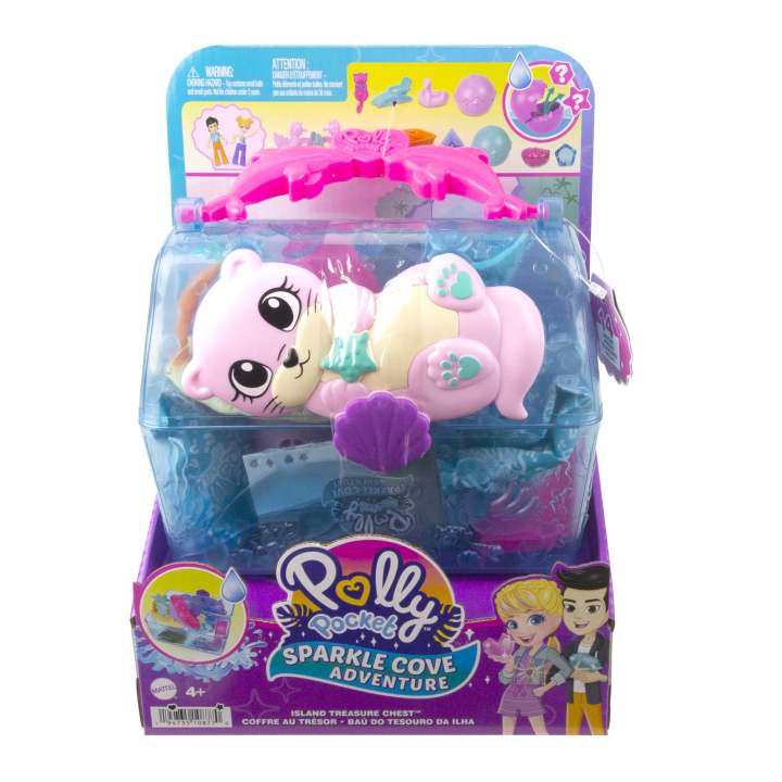 Polly Pocket: Set De Juego - Bolso De Baul Bahia Magica