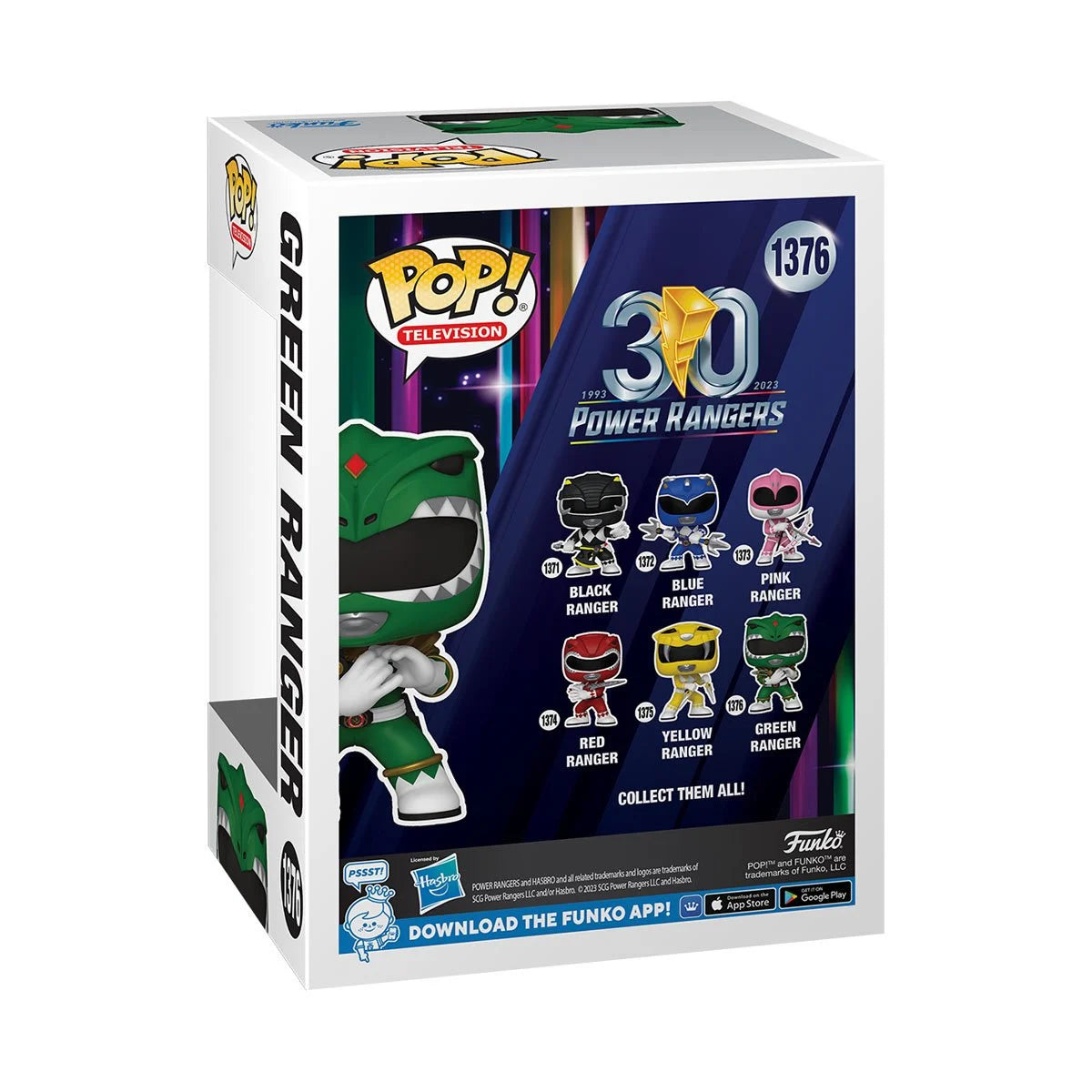 Funko Pop TV: Mighty Morphin Power Rangers 30 Aniversario - Green Ranger