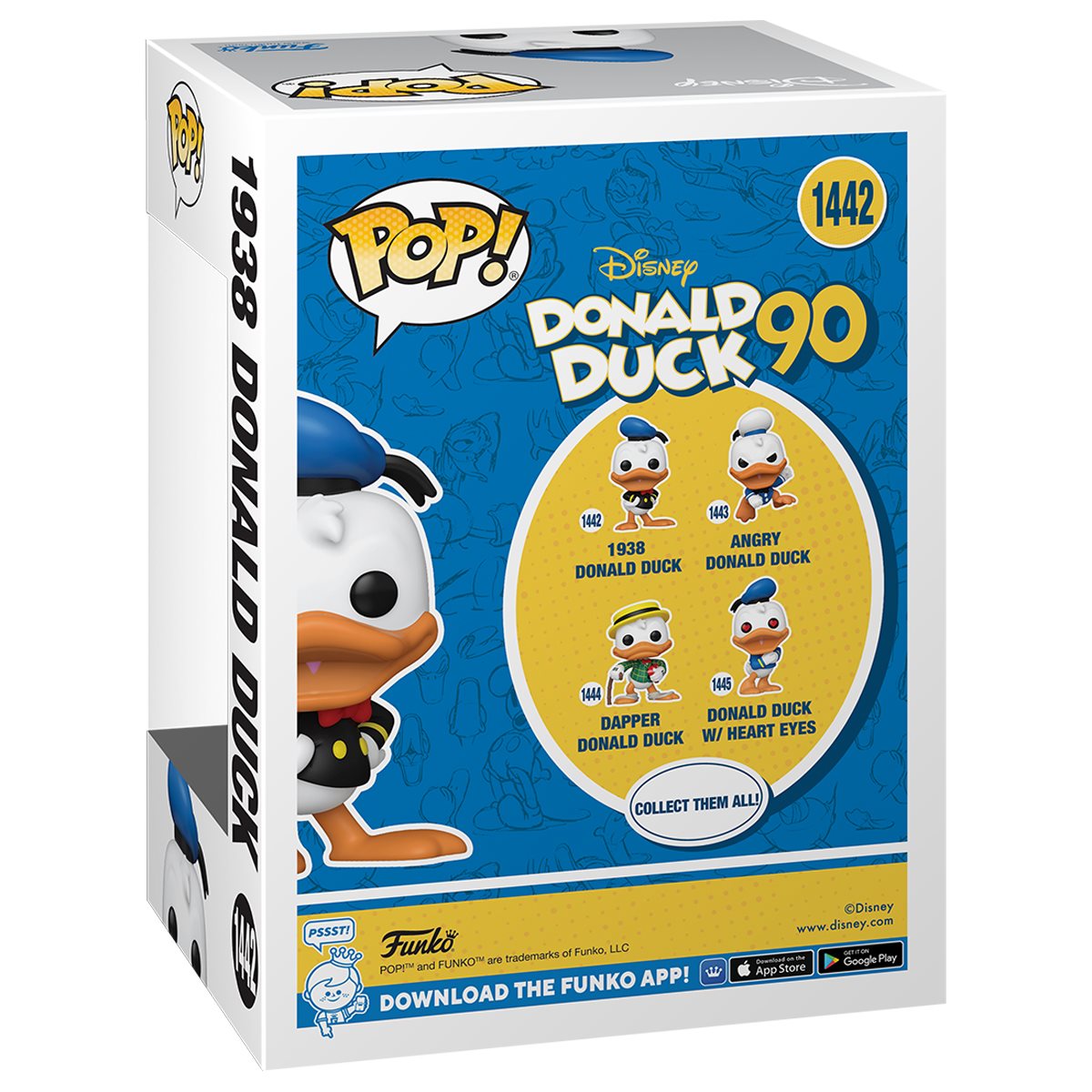 Funko Pop Disney: Pato Donald 90 Aniversario - Pato Donald 1938