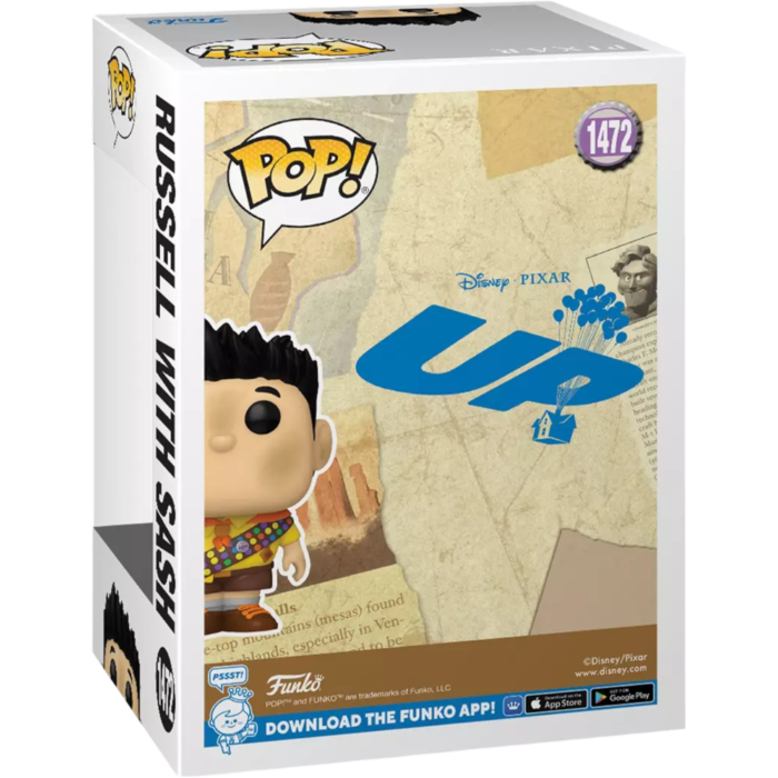 Funko Pop Disney: Up Una Aventura De Altura - Russel Con Banda Exclusivo