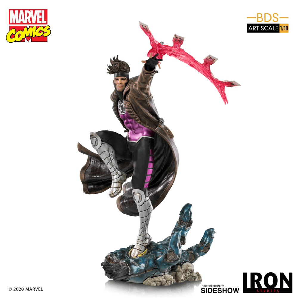 IRON Studios: X Men - Gambito Escala de Arte 1/10