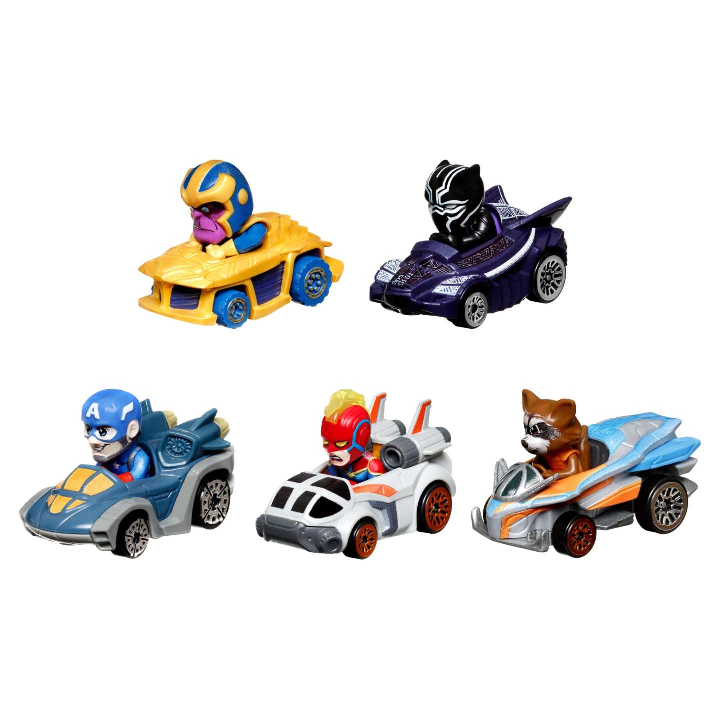 Hot Wheels: Racerverse Paquete De 5 Superhroes De Marvel