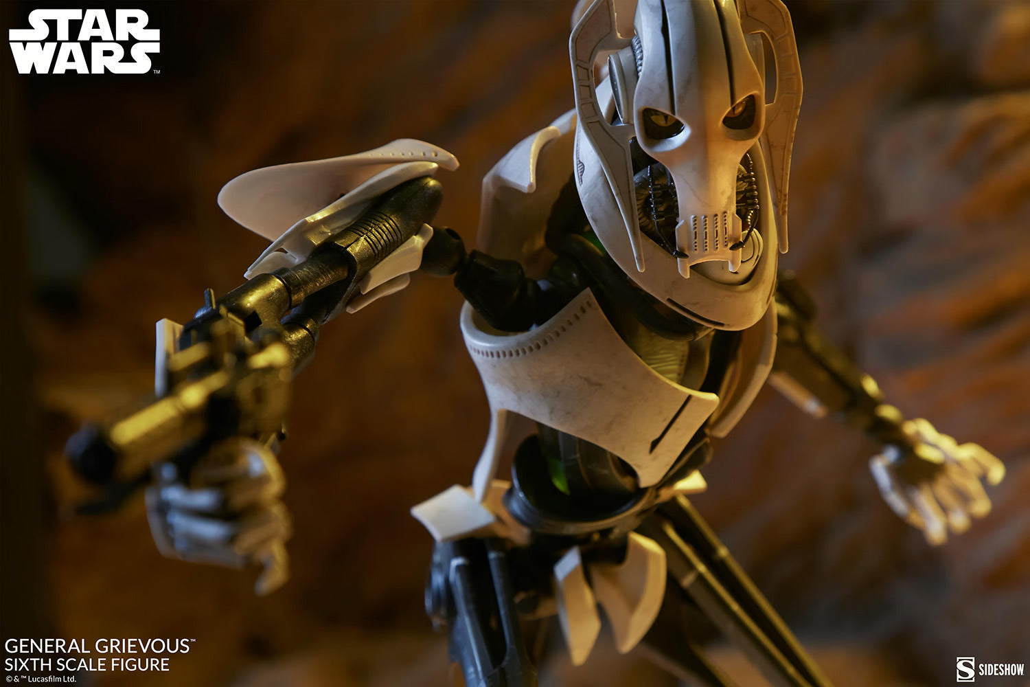 Sideshow Star Wars: Episodio 3 - General Grievous Escala 1/6