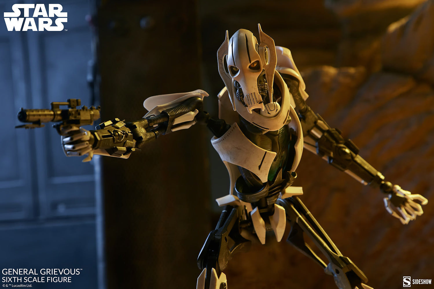 Sideshow Star Wars: Episodio 3 - General Grievous Escala 1/6