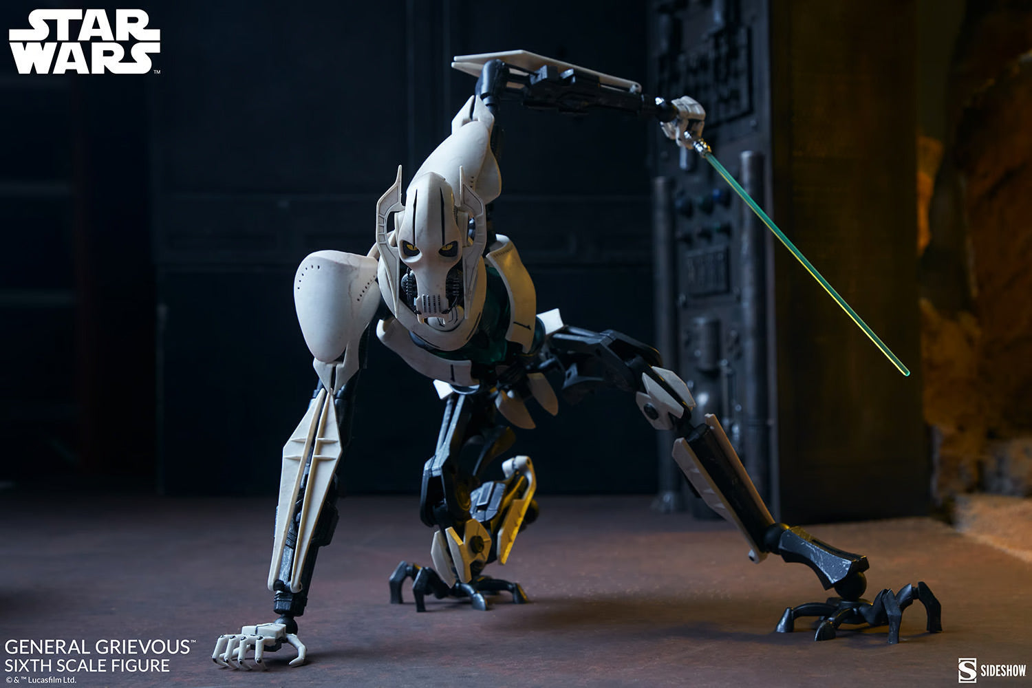 Sideshow Star Wars: Episodio 3 - General Grievous Escala 1/6