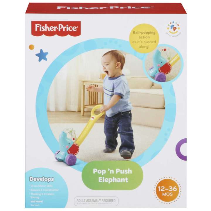 Fisher Price: Juguete Para Bebes - Elefante Camina Conmigo