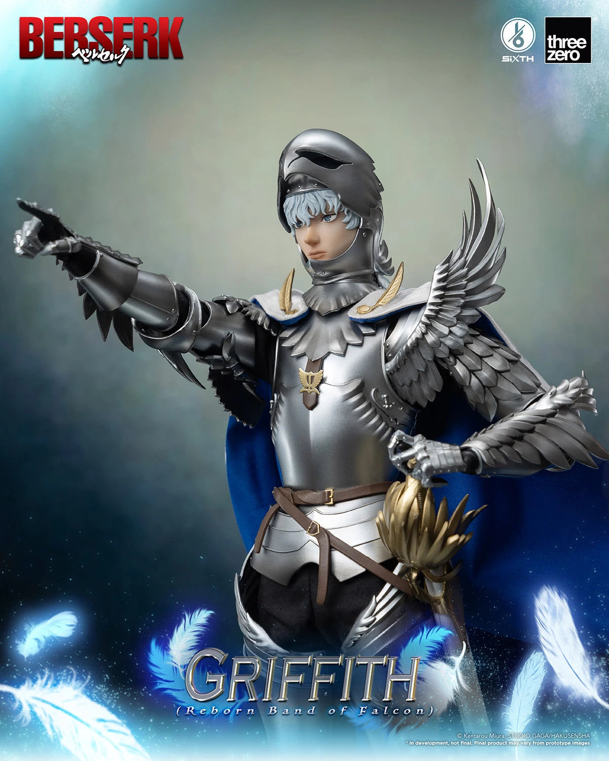 Threezero Collectible Figure: Berserk - Griffith Banda del Halcon Escala 1/6